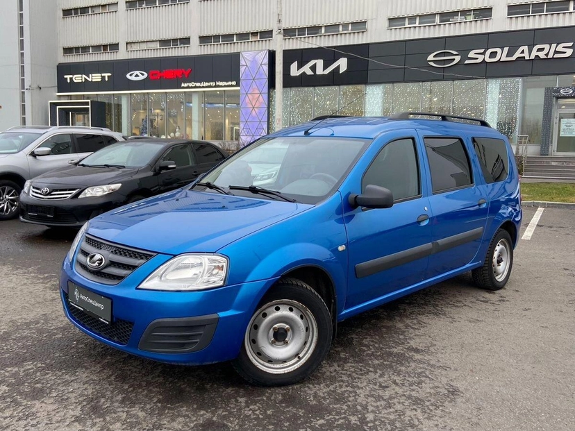 Автомобиль Lada (ВАЗ) Largus I поколение 1.6 MT (7 мест) (106 л.с.) Norma Comfort (7 мест) (2017-2019) Синий 2020 с пробегом 139 000 км