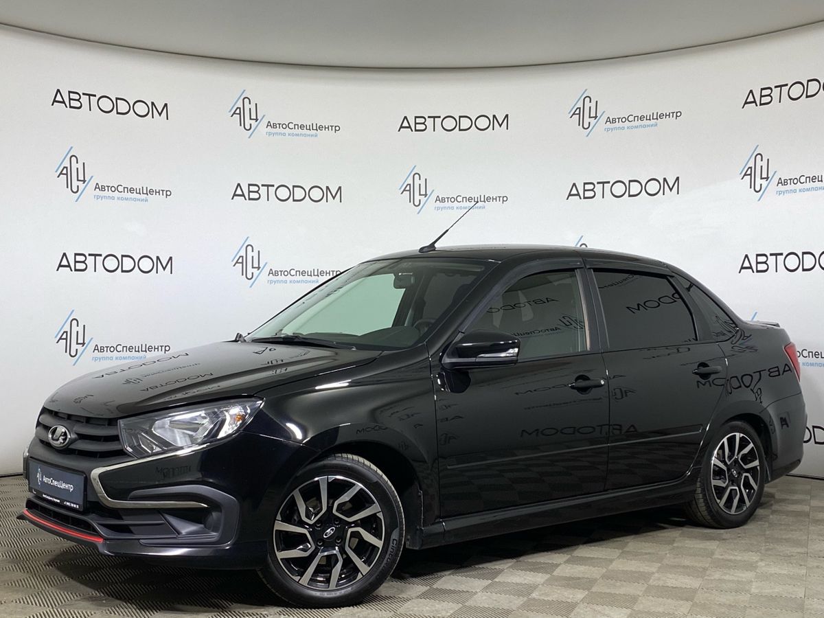 Lada (ВАЗ) Granta I [рестайлинг] Sportline 1.6 MT (90 л.с.) Classic'22 Чёрный 2022 с пробегом 40 287 км