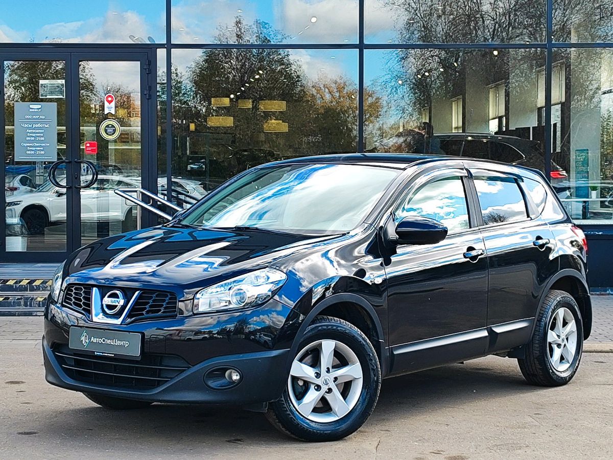 Nissan Qashqai I [рестайлинг] 1.6 CVT (117 л.с.) SE Чёрный 2013 с пробегом 146 281 км