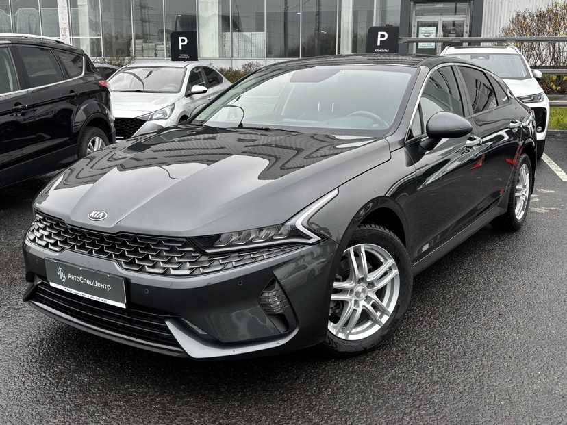 Автомобиль Kia K5 III поколение 2.5 AT (194 л.с.) Luxe (2020-2021) Серый 2020 с пробегом 52 000 км
