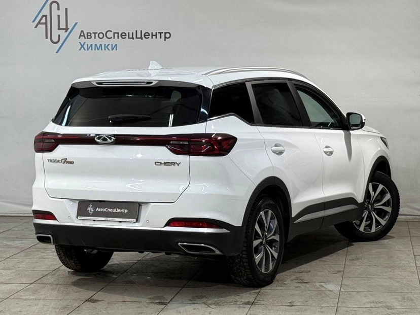 Автомобиль CHERY Tiggo 7 Pro I поколение 1.5 CVT (147 л.с.) Prestige Белый 2021 с пробегом 100 500 км