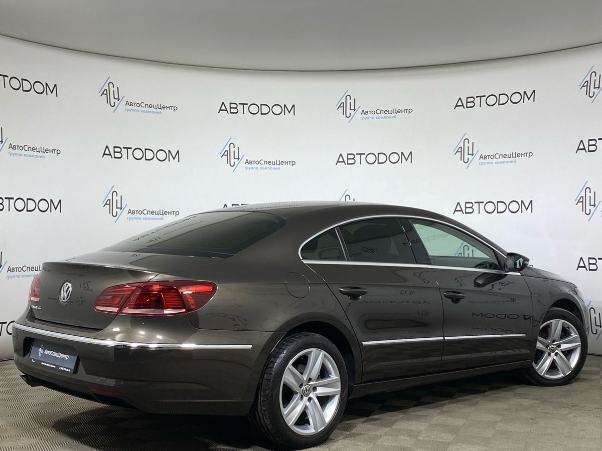 Автомобиль Volkswagen Passat CC I [рестайлинг] 1.8 AMT (152 л.с.) Sport Коричневый 2013 с пробегом 158 019 км