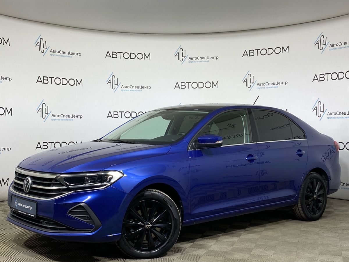 Volkswagen Polo VI поколение 1.6 AT (110 л.с.) Exclusive Синий 2021 с пробегом 45 800 км