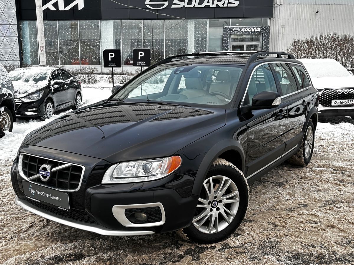 Автомобиль Volvo XC70 II поколение 2.4d AT 4WD (163 л.с.) Momentum Чёрный 2012 с пробегом 389 420 км