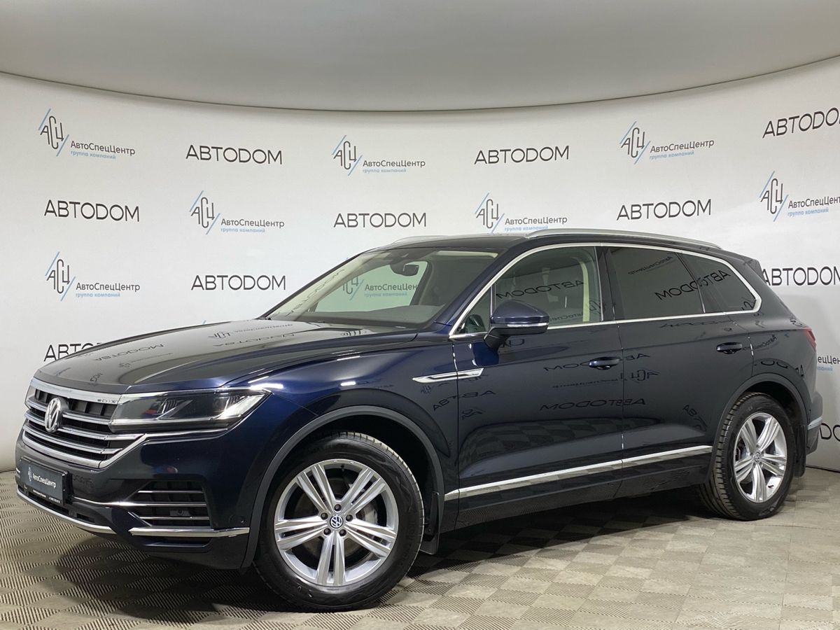 Volkswagen Touareg III поколение 2.0 AT 4WD (249 л.с.) Status Чёрный 2019 с пробегом 80 876 км