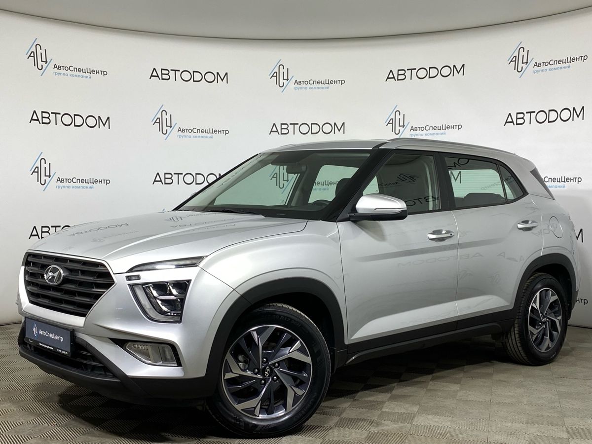 Автомобиль Hyundai Creta II поколение 1.6 AT (123 л.с.) Lifestyle Серый 2021 с пробегом 36 062 км