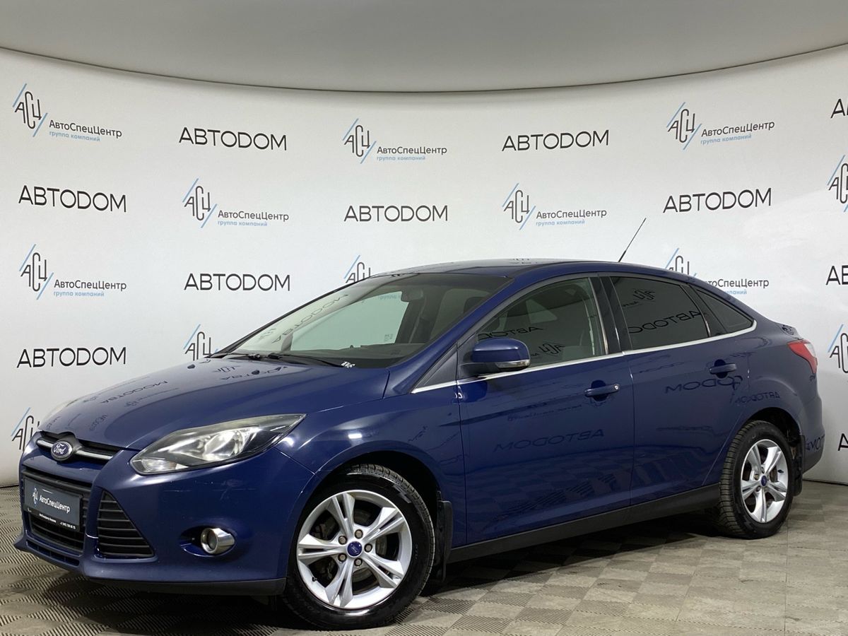 Ford Focus III поколение 1.6 AMT (125 л.с.) Trend Синий 2014 с пробегом 228 299 км