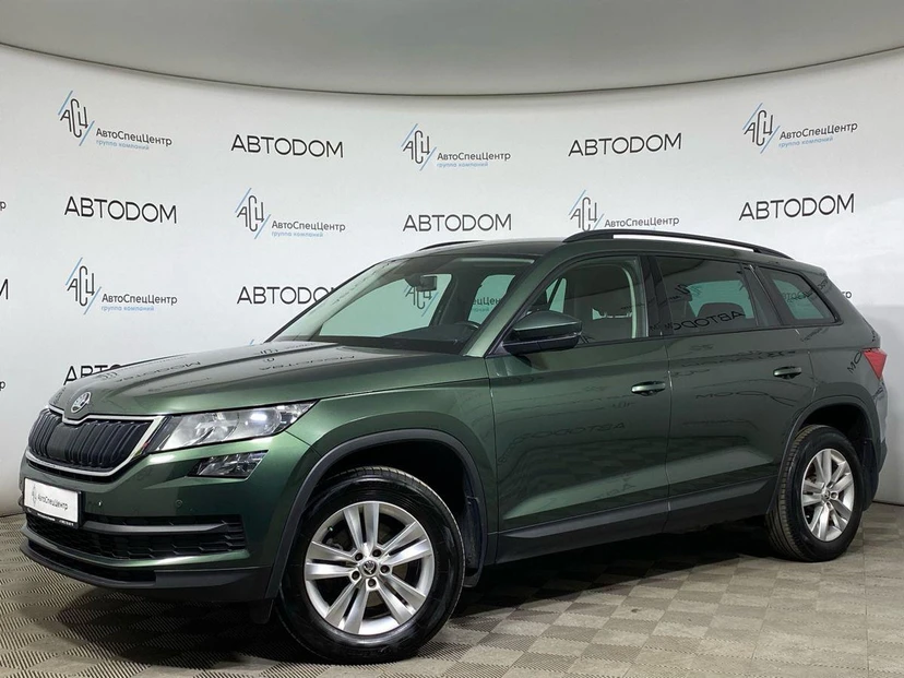 Skoda Kodiaq I поколение 1.4 AMT (150 л.с.) Ambition Зелёный 2021 с пробегом 113 274 км