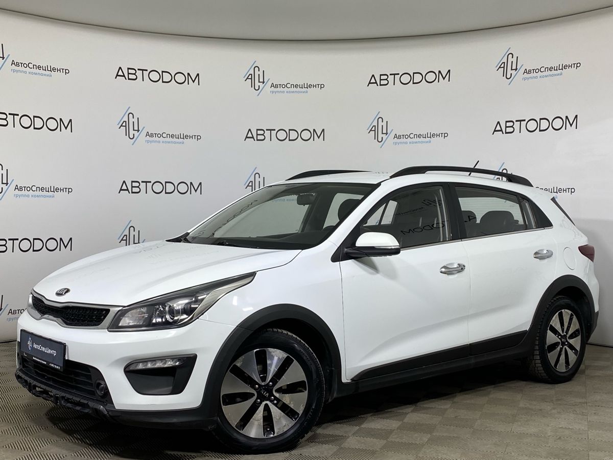 Автомобиль Kia Rio IV поколение 1.6 AT (123 л.с.) Premium Белый 2018 с пробегом 153 979 км