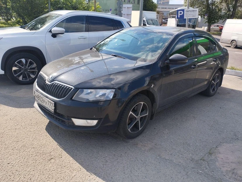 Skoda Octavia III поколение (A7) 1.4 AMT (150 л.с.) Hockey Edition Чёрный 2016 с пробегом 172 320 км