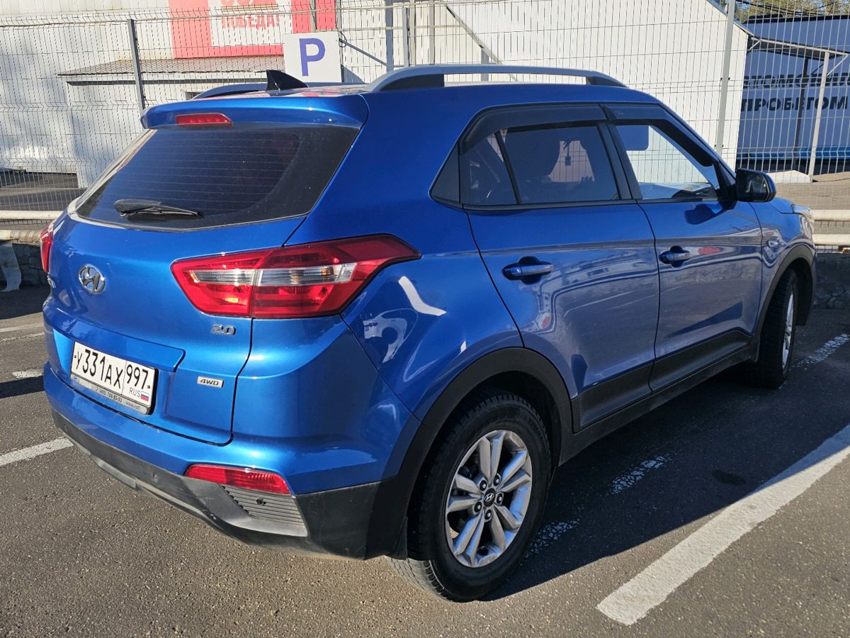 Hyundai Creta I поколение 2.0 AT 4WD (149 л.с.) Travel Синий 2016 с пробегом 235 707 км