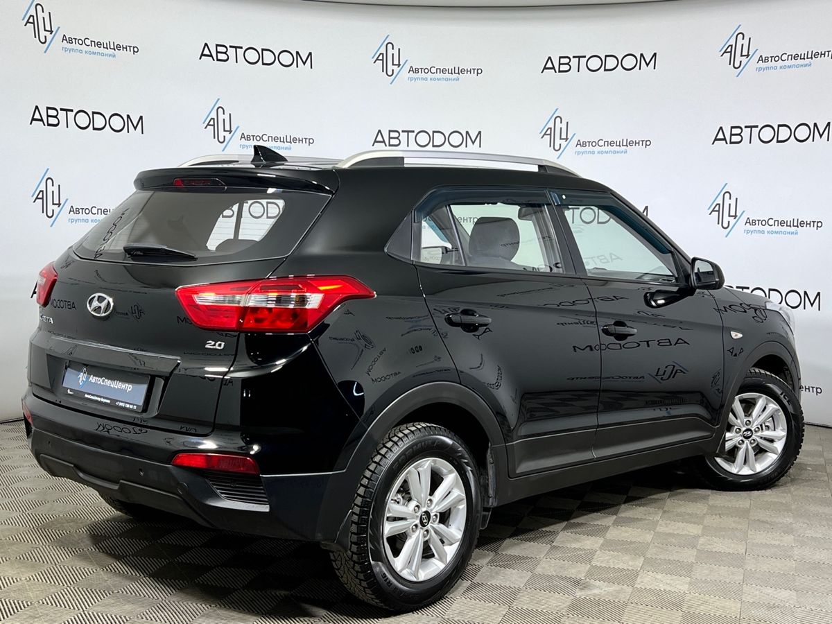 Автомобиль Hyundai Creta I поколение 2.0 AT (149 л.с.) Comfort Plus Чёрный 2018 с пробегом 227 828 км