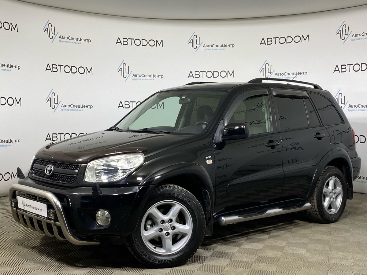 Автомобиль Toyota RAV4 II (XA20) [рестайлинг] 2.0 MT 4WD (150 л.с.) Base Чёрный 2005 с пробегом 227 378 км