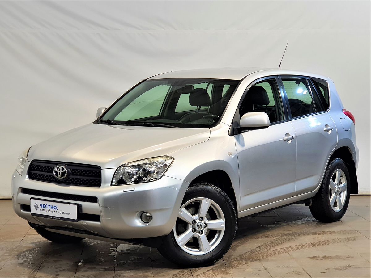 Автомобиль Toyota RAV4 III поколение (XA30) 2.0 AT 4WD (152 л.с.) Луна+ Серебристый 2008 с пробегом 163000 км