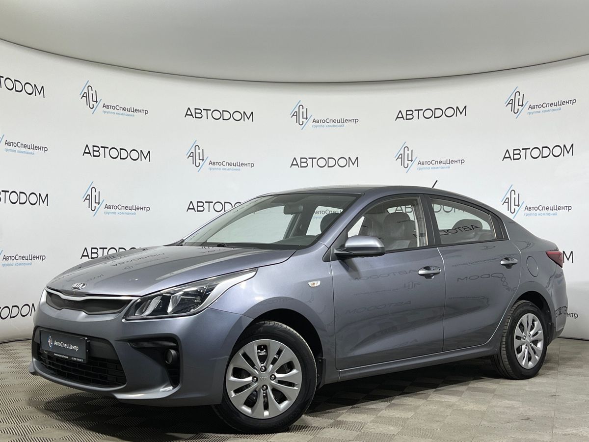 Kia Rio IV поколение 1.4 MT (100 л.с.) Classic Серый 2018 с пробегом 125 974 км