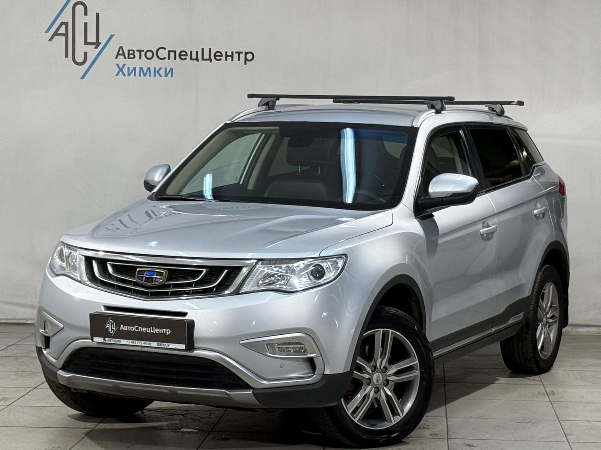 Geely Atlas I поколение 2.4 AT 4WD (149 л.с.) Luxury Серебристый 2018 с пробегом 122 000 км