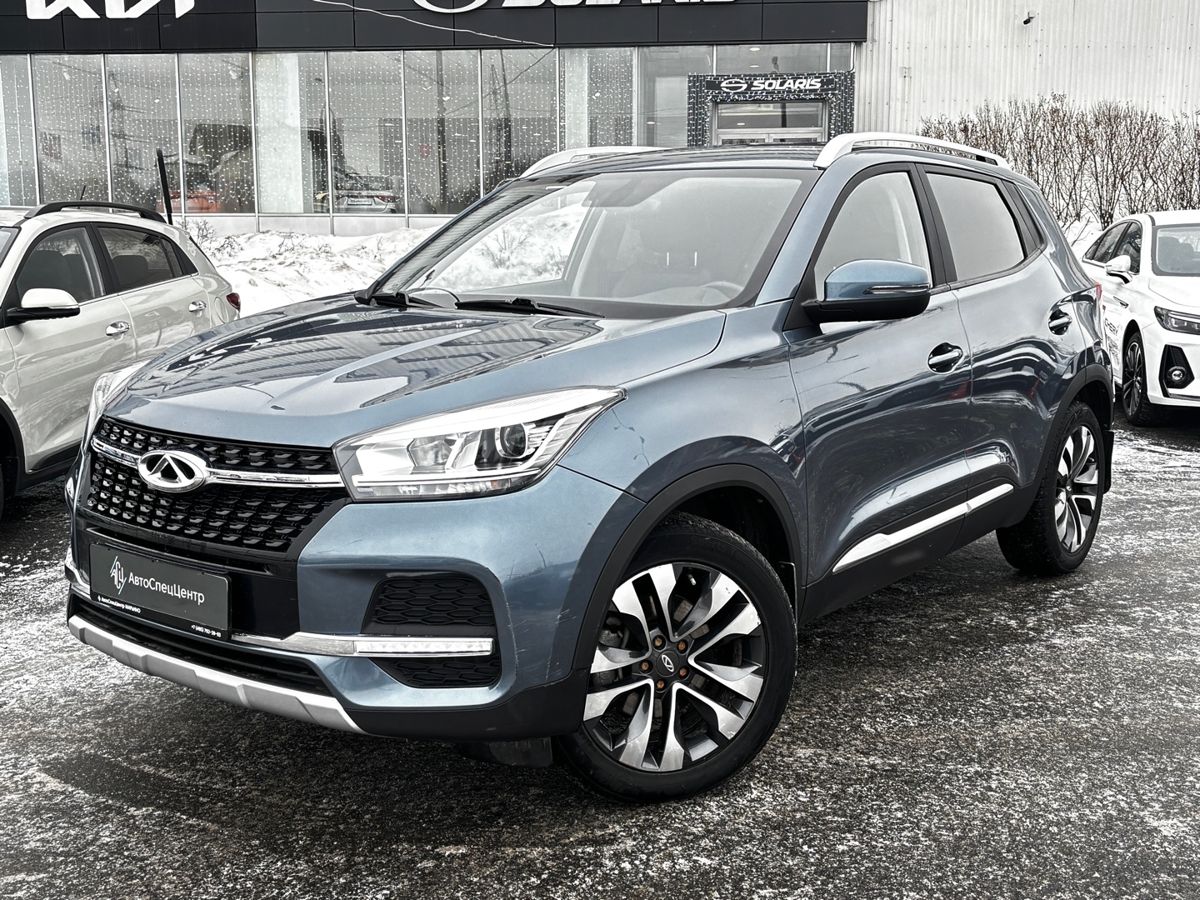 Автомобиль CHERY Tiggo 4 I [рестайлинг] 1.5 AMT (147 л.с.) Cosmo Серый 2021 с пробегом 62 181 км