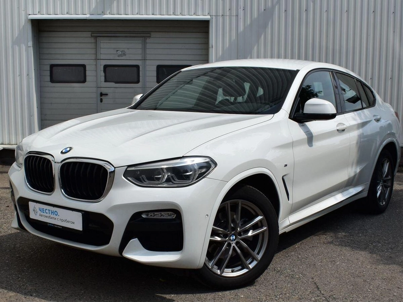 Автомобиль BMW X4 II поколение (G02) 2.0d AT 4WD (190 л.с.) M Sport Белый 2019 с пробегом 75 000 км