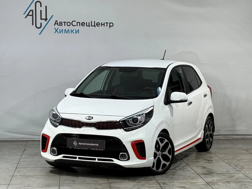 Автомобиль Kia Picanto III поколение 1.3 AT (84 л.с.) GT Line Белый 2017 с пробегом 23 000 км