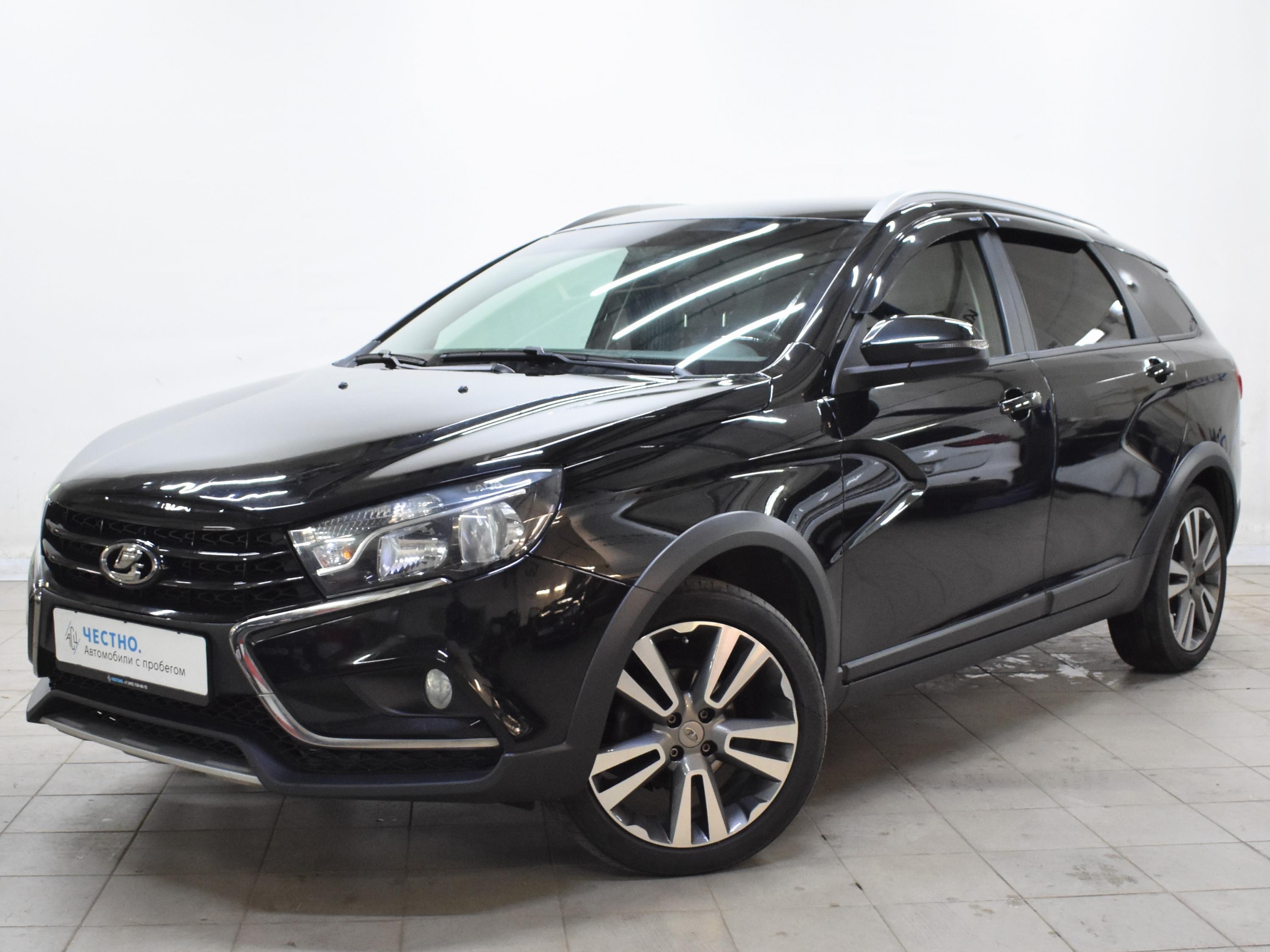 Автомобиль Lada (ВАЗ) Vesta I поколение 1.6 CVT (113 л.с.) Luxe Prestige (2019-2021) Черный 2021 с пробегом 52200 км
