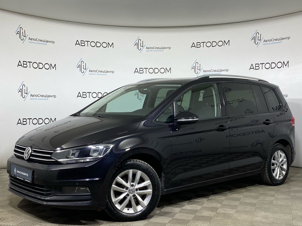 Автомобиль Volkswagen Touran II поколение 2.0d AMT (150 л.с.) Comfortline Чёрный 2019 с пробегом 252 858 км