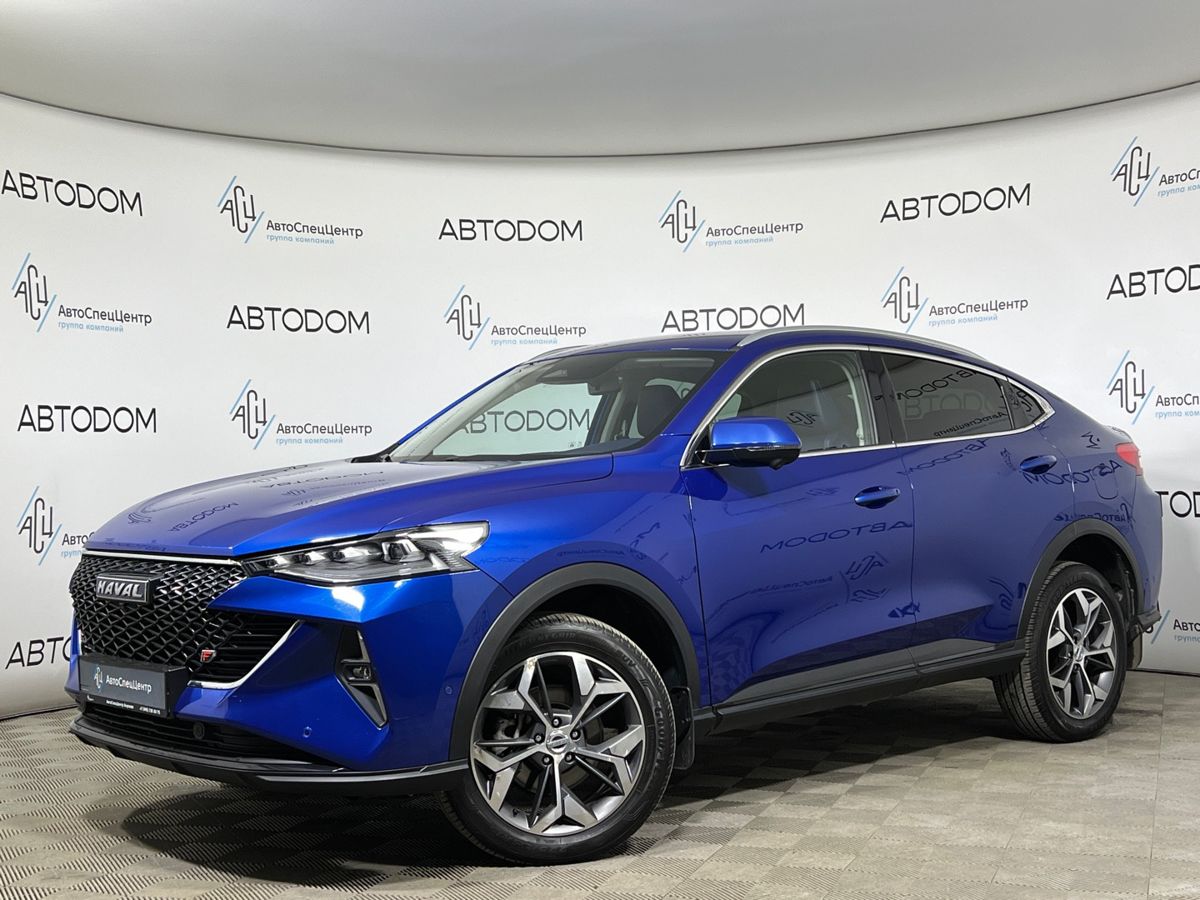 Haval F7x I [рестайлинг] 2.0 AMT 4WD (190 л.с.) Premium Синий 2024 с пробегом 17 000 км