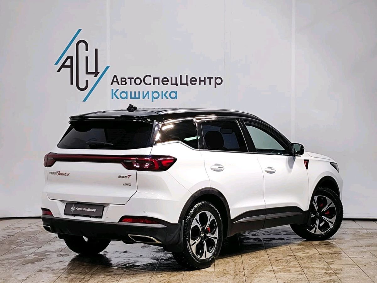 Автомобиль CHERY Tiggo 7 Pro Max I поколение 1.6 AMT 4WD (150 л.с.) Ultimate Белый 2023 с пробегом 71 836 км