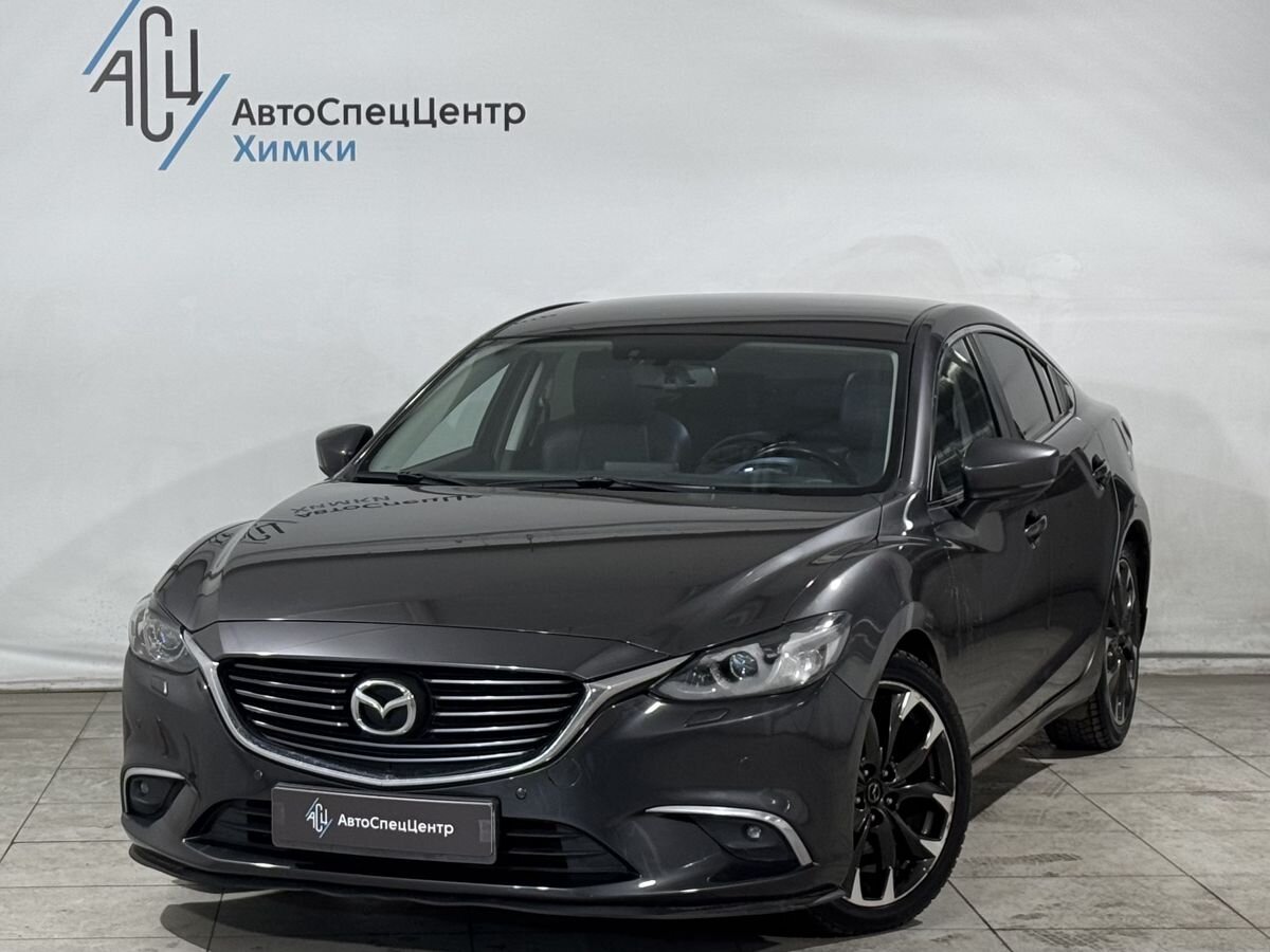 Автомобиль Mazda 6 III (GJ) [рестайлинг] 2.0 AT (150 л.с.) Supreme Серый 2018 с пробегом 144 000 км