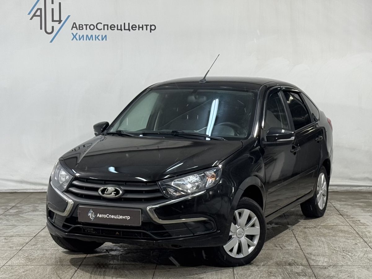 Lada (ВАЗ) Granta I [рестайлинг] 1.6 MT (90 л.с.) Comfort Чёрный 2023 с пробегом 58 000 км