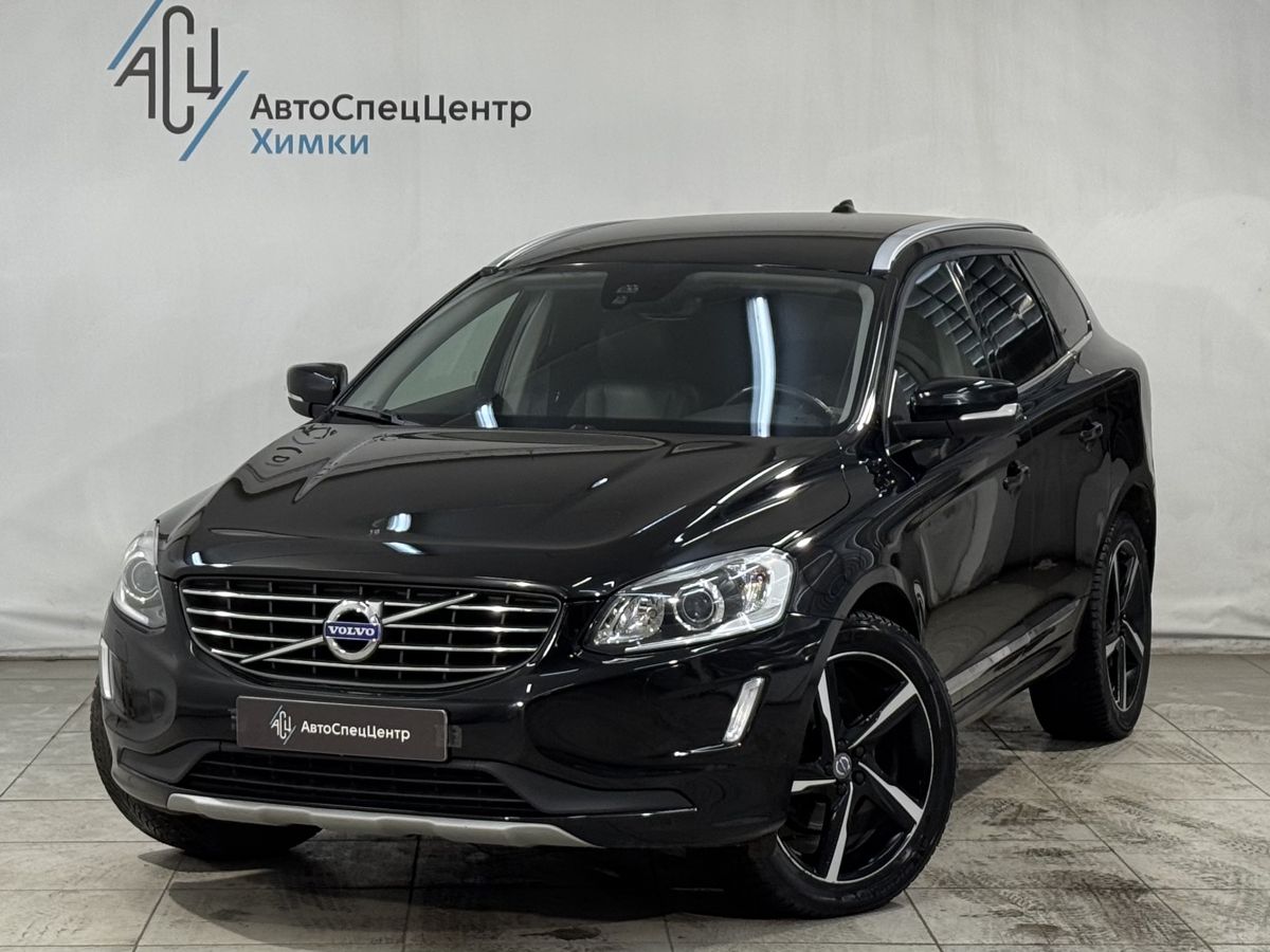 Автомобиль Volvo XC60 I [рестайлинг] 2.4d AT 4WD (163 л.с.) Base Чёрный 2015 с пробегом 185 000 км