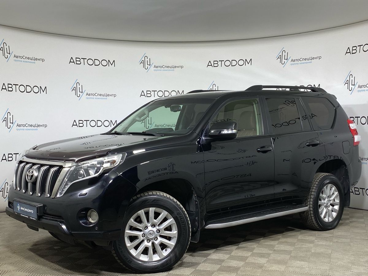 Toyota Land Cruiser Prado IV (J150) [1-й рестайлинг] 3.0d AT 4WD (5 мест) (173 л.с.) Элеганс Чёрный 2015 с пробегом 396 599 км