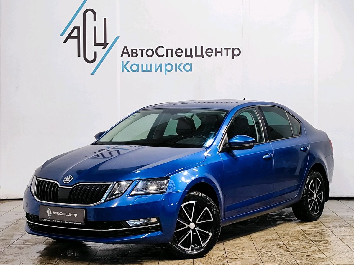 Автомобиль Skoda Octavia III (A7) [рестайлинг] 1.4 AMT (150 л.с.) Style Синий 2018 с пробегом 124 167 км