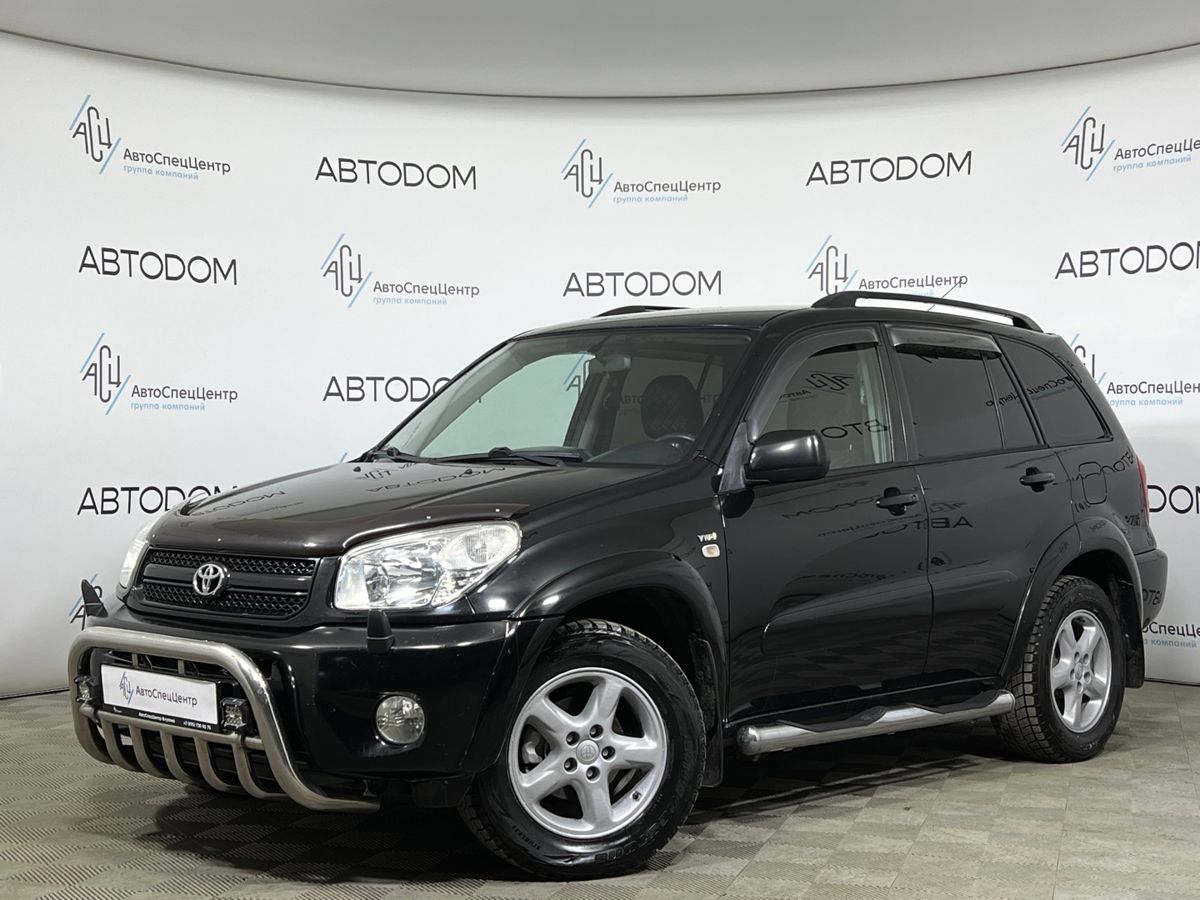 Автомобиль Toyota RAV4 II (XA20) [рестайлинг] 2.0 MT 4WD (150 л.с.) Base Чёрный 2005 с пробегом 227 378 км