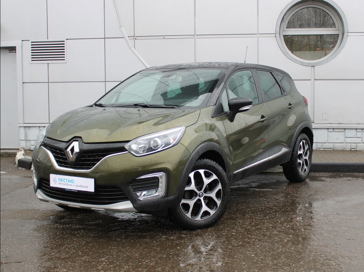 Автомобиль Renault Kaptur I поколение 2.0 AT 4WD (143 л.с.) Style Зеленый 2017 с пробегом 78000 км