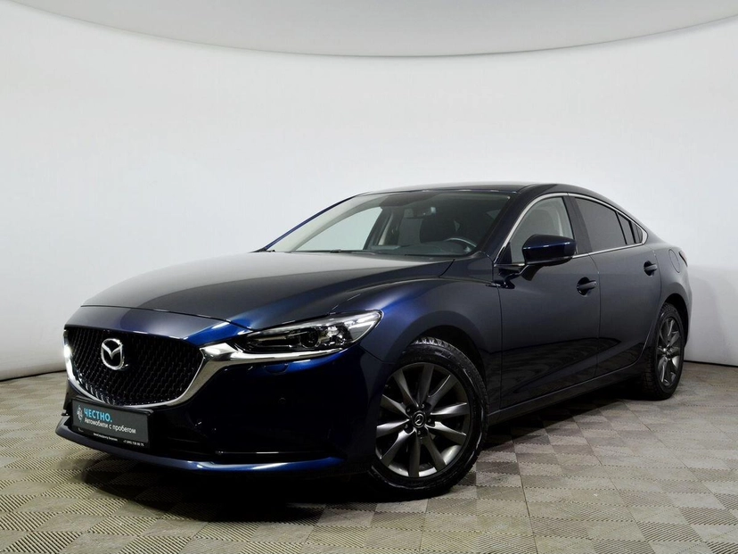 Автомобиль Mazda 6 III (GJ) [2-й рестайлинг] 2.0 AT (150 л.с.) Active Синий 2021 с пробегом 25 010 км