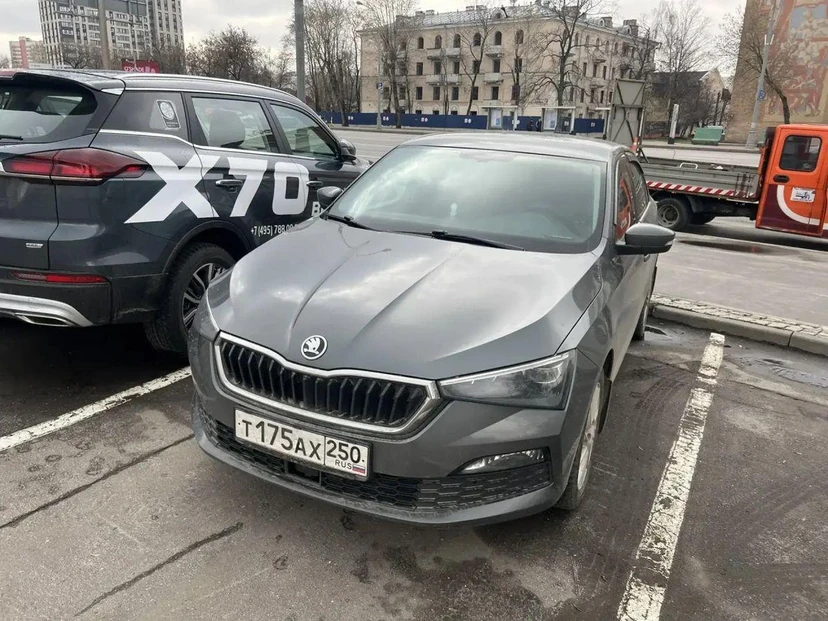 Skoda Rapid II поколение 1.4 AMT (125 л.с.) Style Серый 2021 с пробегом 113 110 км