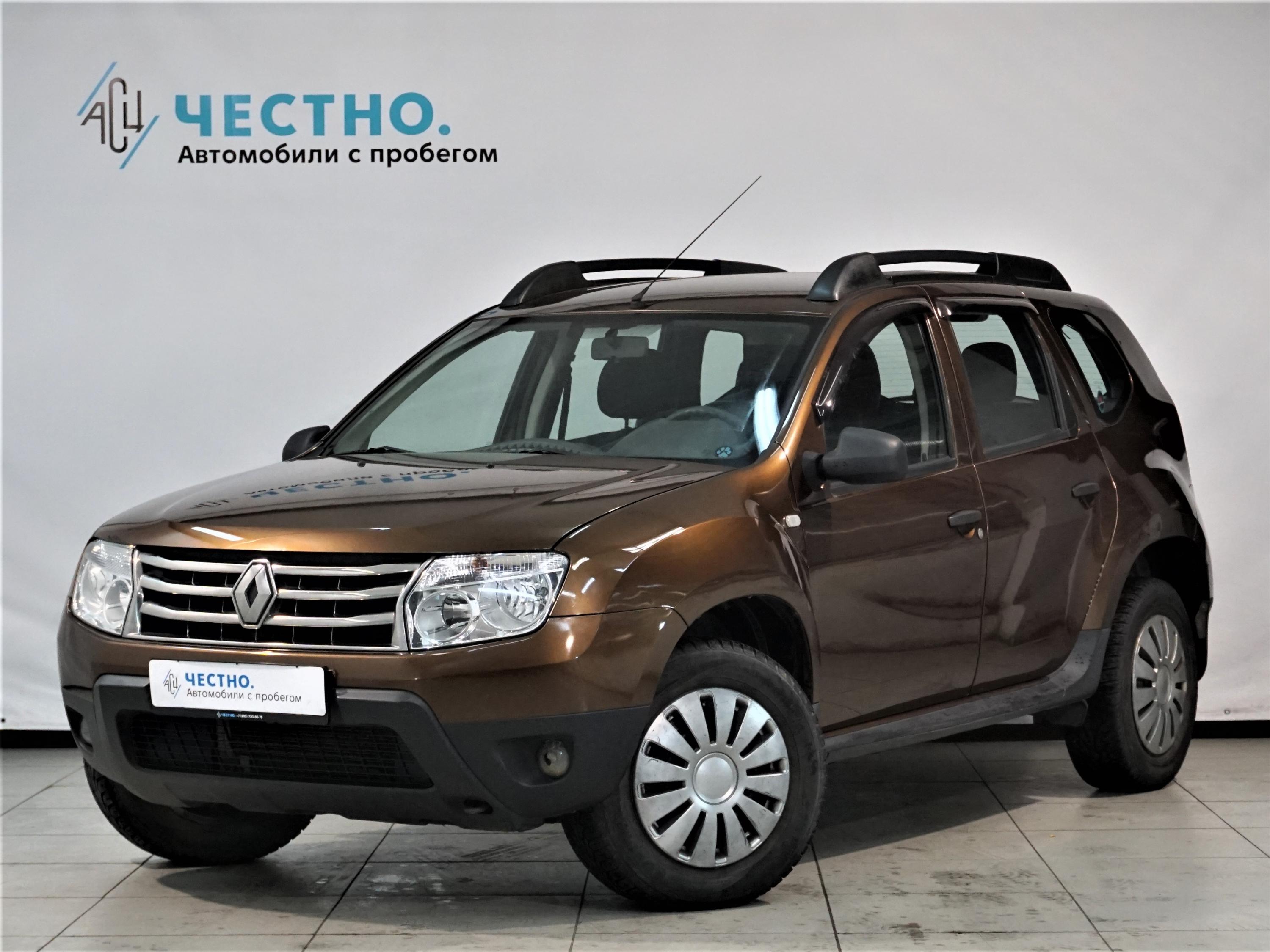 Автомобиль Renault Duster I поколение 2.0 AT (135 л.с.) Expression Коричневый 2014 с пробегом 80000 км