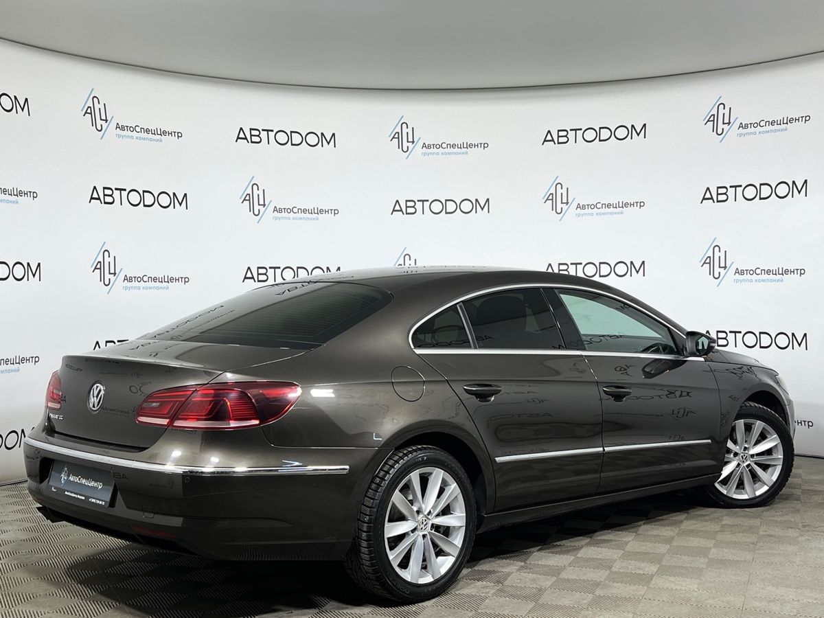 Автомобиль Volkswagen Passat CC I [рестайлинг] 1.8 AMT (152 л.с.) Sport Коричневый 2013 с пробегом 158 019 км