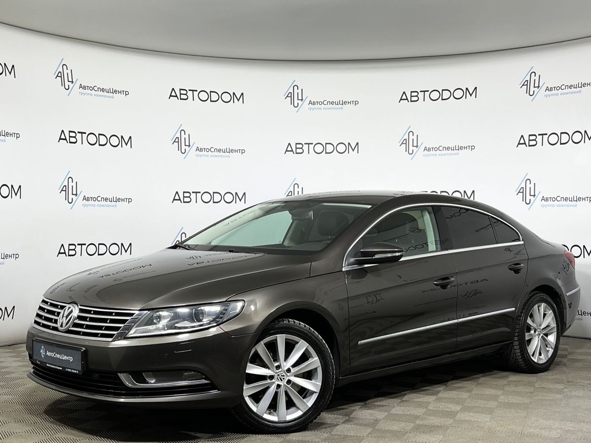 Автомобиль Volkswagen Passat CC I [рестайлинг] 1.8 AMT (152 л.с.) Sport Коричневый 2013 с пробегом 158 019 км