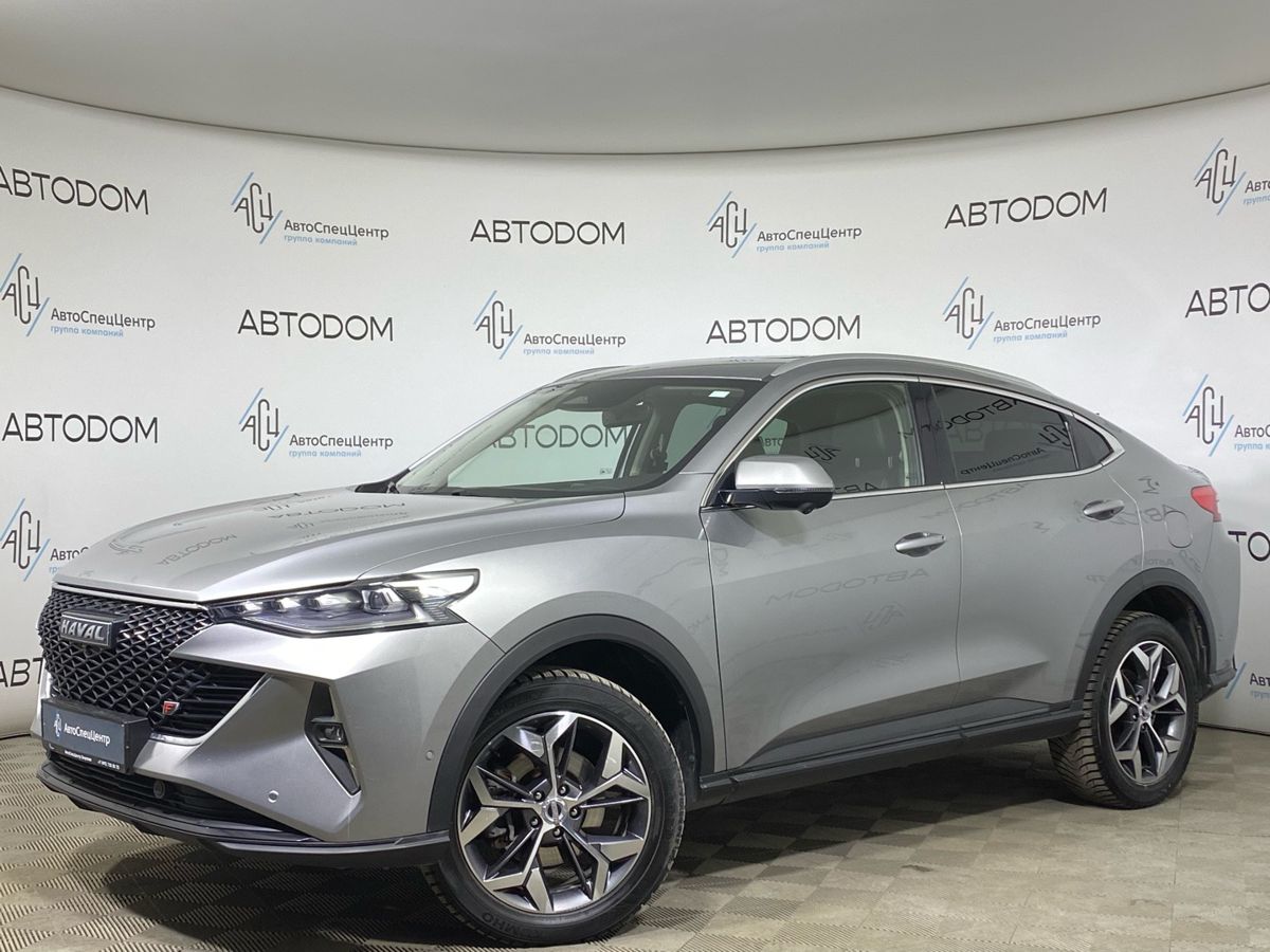 Автомобиль Haval F7x I [рестайлинг] 2.0 AMT 4WD (190 л.с.) Tech Plus Серый 2023 с пробегом 91 823 км