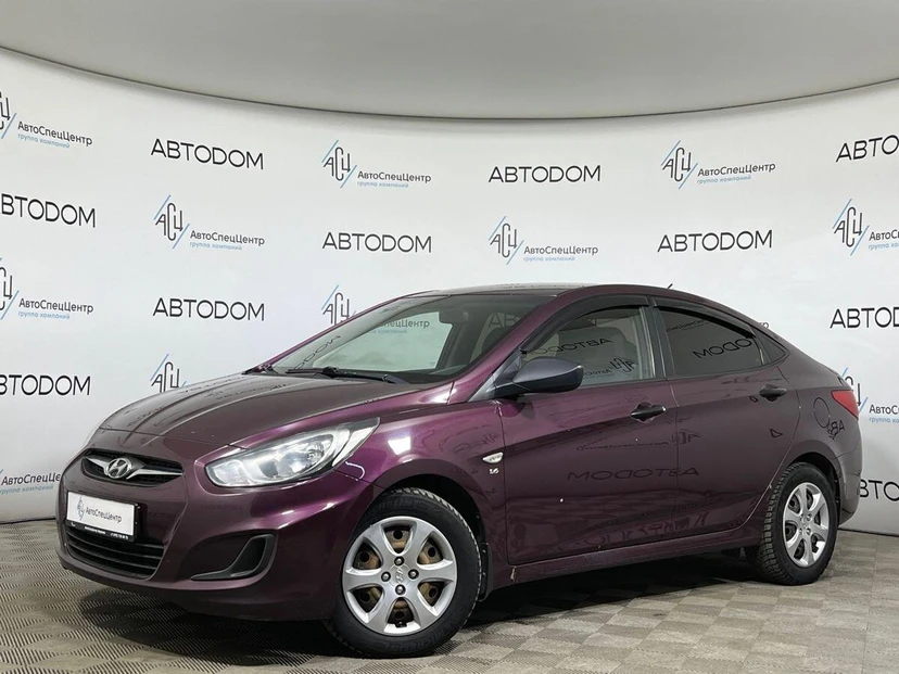 Hyundai Solaris I поколение 1.6 AT (123 л.с.) Comfort Фиолетовый 2013 с пробегом 116 003 км