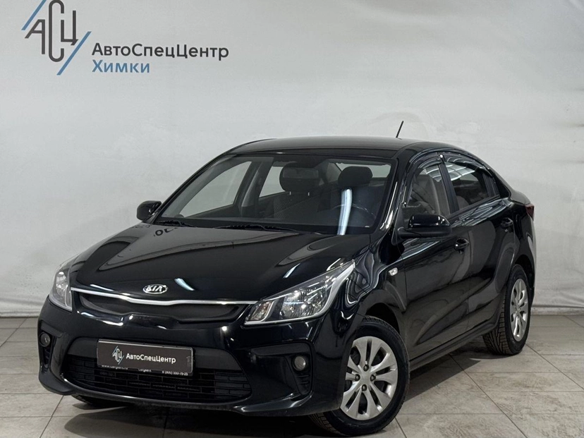 Автомобиль Kia Rio IV поколение 1.6 AT (123 л.с.) Prestige Чёрный 2018 с пробегом 107 000 км