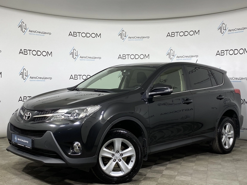 Автомобиль Toyota RAV4 IV поколение (XA40) 2.0 CVT (146 л.с.) Base Чёрный 2013 с пробегом 163 881 км