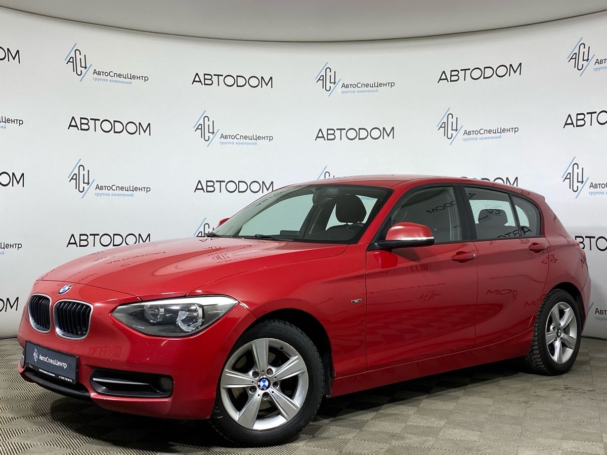 Автомобиль BMW 1 серии II поколение (F20/F21) 118 1.6 AT (170 л.с.) Base Красный 2012 с пробегом 171 070 км