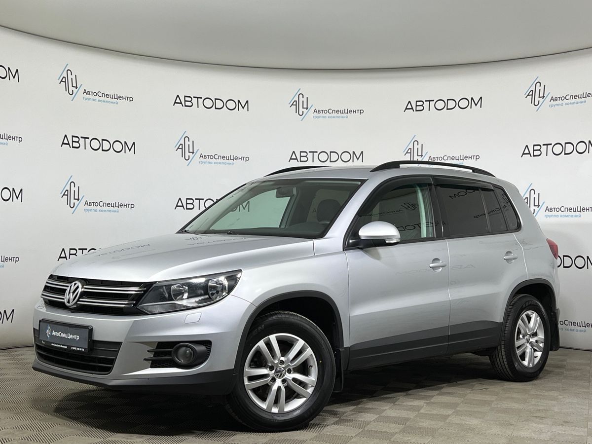 Volkswagen Tiguan I [рестайлинг] 1.4 MT (122 л.с.) Trend & Fun Серебристый 2016 с пробегом 217 591 км