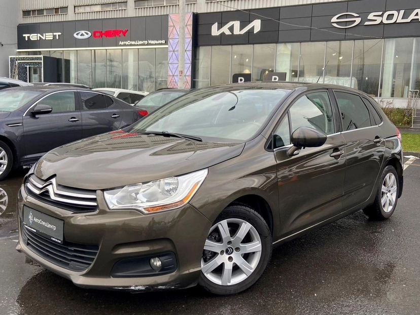 Автомобиль Citroen C4 II поколение 1.6 AT (120 л.с.) Exclusive Коричневый 2013 с пробегом 76 000 км