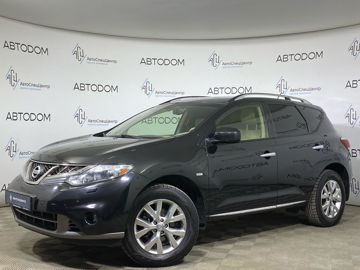 Автомобиль Nissan Murano II (Z51) [2-й рестайлинг] 3.5 CVT 4WD (249 л.с.) SE+ Чёрный 2013 с пробегом 123 064 км