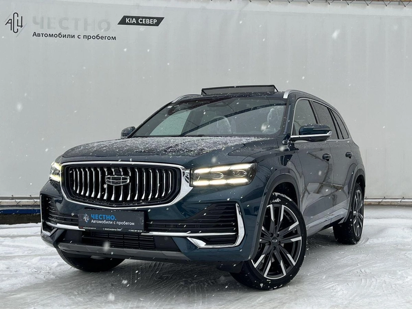 Автомобиль Geely Monjaro I поколение 2.0 AT 4WD (238 л.с.) Exclusive Серый 2023 с пробегом 100 км
