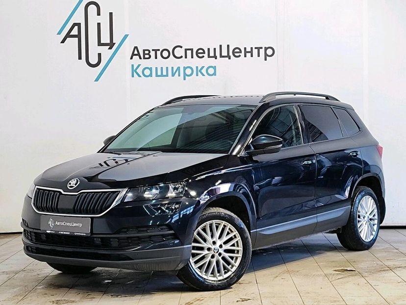 Автомобиль Skoda Karoq I поколение 1.4 AT (150 л.с.) Hockey Edition Чёрный 2021 с пробегом 129 189 км