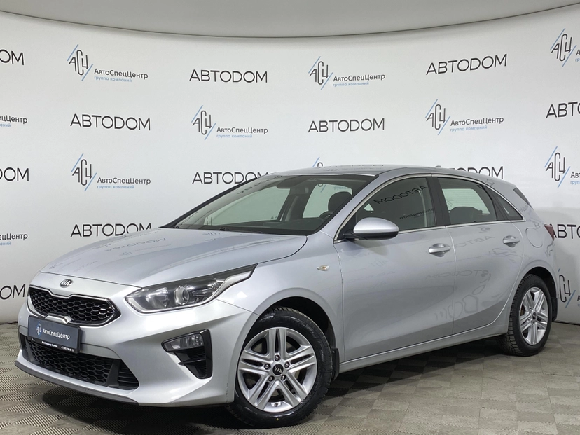 Автомобиль Kia Ceed III поколение 1.6 AT (128 л.с.) Prestige Серебристый 2018 с пробегом 128 400 км